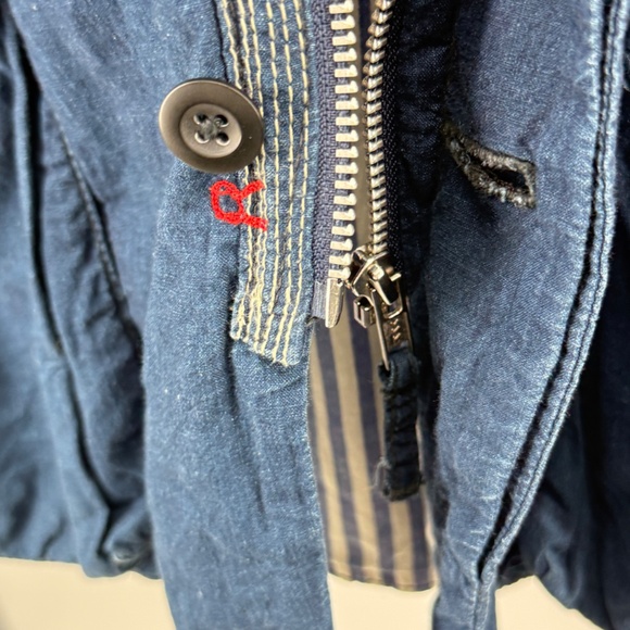 R by 45rpm M65 Indigo Dyed Jacket - Picture 4 of 4